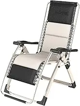 Zero Gravity Lounge Chair, Zero Gravity Chair Lounge Chair Garden Lounger Folding Chair Garden Chairs Zero Gravity Recliner Reclining gor Outdoor Office Lounge Chair (Color : #1) Comfortable