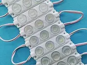 LED Light Module with Lens DC12V for Advertising Light Box SMD 3030 3 led 3W 75mm*20mm*10mm (red)