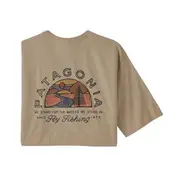 Patagonia Men's Hatch Hour Responsibili-tee - Oar Tan