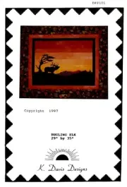 Bugling Elk Wall Quilt Pattern by K. Davis Designs