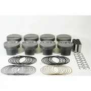 Mahle Piston Kit 930244730; 4.030 in. Flat Top for Ford 347 SBF Stroker
