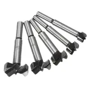 5Pcs 15-35mm Forstner Drill Bits Set Hinge Hole Cutters Wood Working Hole Saw Cutters