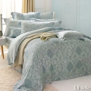 義大利La Belle 安格特 加大數位天絲防蹣抗菌吸濕排汗兩用被床包組