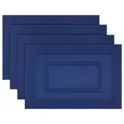 Placemats Washable Vinyl Woven Table Mats Elegant Placemats For Dining Set Of 4