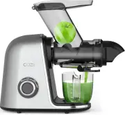 Cold Press Juicer,Slow Masticating Juicer Soft/Hard Mode & Quiet Motor,3.6 Inch