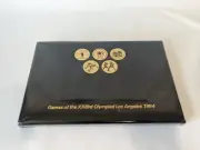 1984 los angeles olympics transit fare token commemorative set 24 coins. Sealed