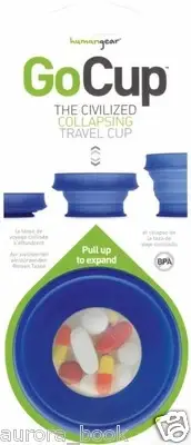 Go Cup Small – Blue - The Civilized Collapsing Travel Cup Collapsible WA51229