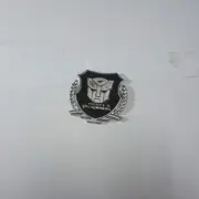 1x Silver Chrome PROTECT Metal Sticker Decal Emblem Badge TRANSFORMER Autobot V6 (for: Subaru)