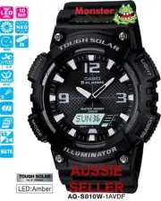 CASIO WATCH TOUGH SOLAR AQ-S810W-1AV AQS810 AQS810W 12-MONTH WARANTY