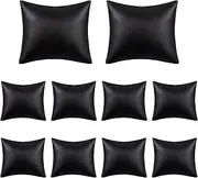 AUEAR, 10 Pack Black PU Leather Watch Pillows Jewelry Display Pillow Bracelet Bangle Cushion Organizer for Gift Box
