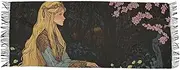 [AIXIWAWA] Anime Elf Women's Pashminas Scarf, Shawls Wrap Lightwight Tassel for Evening Dress Dinner Party, Multicolor