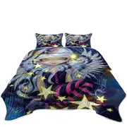 Fantasy Painting Angel of Starlight Coverlet