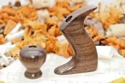Hand Made Walnut Plane Tote & Knob For Stanley No 2 or Bedrock 602 with Low Knob
