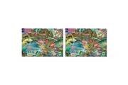 2x 100pc eeBoo Jigsaw Puzzle Love of Amphibians 45x68cm Educational Game 5+