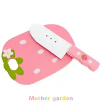 在飛比找momo購物網優惠-【Mother garden】廚具-砧板料理刀組