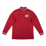 NBA TEAM ISSUED FRENCH TERRY 1/4 ZIP 半開襟復古長袖TEE 老鷹 紅