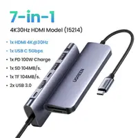 在飛比找樂天市場購物網優惠-【日本代購】UGREEN USB C 集線器 4K Type