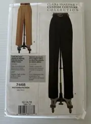 Vogue 7468 Sewing Pattern Sizes: 12-14-16 CLAIRE SHAEFFER - Petite Pants