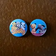 THE SOOTY SHOW Badge Set / Puppets / Retro