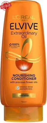 Elvive Extraordinary Oil Conditioner for Dry & Damaged Hair 700Ml BULK SIZE