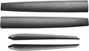 Car Center Console Dashboard Cover/Door Trim Strip Matte ABS Compatible for Tesla -Model Y/3 2019-2023 Trims Cover Decoration Sticker(Matte 4 set)