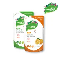 在飛比找momo購物網優惠-【一滴淨】蘆薈多酚食品用洗潔精補充包 800g(柑橘精油/檸