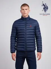 U.S. Polo Assn. Mens Lightweight Bound Quilted Jacket (AD5177) | $219