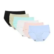 6-Pack Teenager Girls Ice Silk Underwear Hipster Briefs Undies Panties