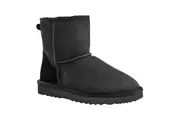 UGG Outback Premium Double Face Sheepskin Short Classic Boot (Black, Size 10M/11W US)