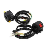 For Suzuki GN250 GN 250 Motorcycle Handlebar Control Switch Horn Turn Signal Headlight Electrical Start Switches With Harness 1Pair