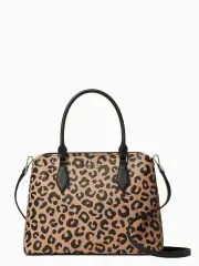 darcy graphic leopard large satchel