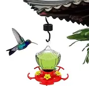 Hummingbird Water Feeder,16 Oz Wide Mouth Wild Bird Feeder with 5 Flower Feeding Ports | Built-in Ant Guard and Bee-Proof Design, Water Container for Tree Balcony