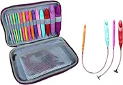 LEEYIEN Interchangeable Crochet Hook Kit Afghan Crochet Hooks Tunisian Crochet Hooks Set