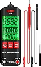 Multimeter, A1 Mini Multimeter LCD Digital Tester Voltage Detector, 2000 Counts DC/AC Voltage Frequency Resistance NCV Continuity Live Wire Neutral Wire Check True RMS Meter
