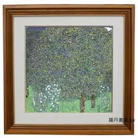 在飛比找PChome商店街優惠-克林姆Gustav Klimt(樹下玫瑰)M2(羅丹畫廊)世