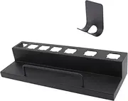 Healvian Hair Curler Wall Rack Hair Straightener Black Wall-mounted Curler Holder