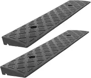 ETHZZLE Indoor/Outdoor Step Pads Ramps 2pcs Threshold Ramp for Wheelchair Door Step
