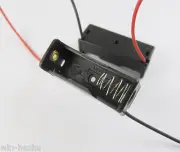 10pcs New 1 23A 32A Battery 12V Clip Holder Box Case With Lead Wire Black