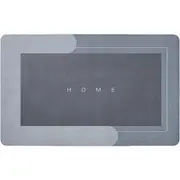 Dark Grey Non-Slip Diatom Mud Absorbent Floor Mat Soft Quick Drying