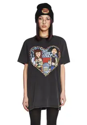 [Dolls Kill x Daria] Vandal Maidens Oversized Tee