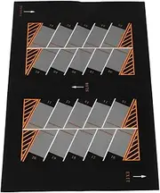 FUNNETOYU Interactive Parking Scene Play Mat Portable Foldable for Educational for Boys Engaging Scale Parking Lot Mat for Playroom Activities