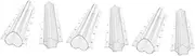 PHENOFICE 2Pcs Cucumber Shaping Molds Heart Star Vegetable Growth Molds for Planting Transparent Design for Easy Observation Pollination for Fruit Growth Shaping Accessories