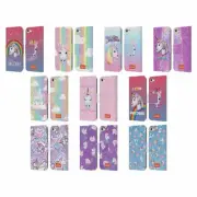 OFFICIAL emoji® SPARKLES AND PASTELS LEATHER BOOK CASE FOR APPLE iPOD TOUCH MP3