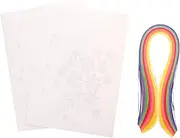 YOSADIER 1 Set Paper Quilling Kit DIY Craft Color Strips for Scrapbook Decoration Models Beginner Friendly Tools for Creative Art Projects Durable and Non Fading Materials