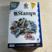 VTG 1995 ENCYCLOPEDIA OF STAMPS Zane Publishing 1994 Windows CD-ROM SEALED
