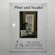 Hillside Samplings Pines and Needles Cross Stitch Pattern Chart Leaflet HS-6