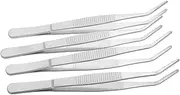 BESPORTBLE 1set 1set Micro Landscape Tweezers Precision Tweezers Multipurpose Tweezers for Crafts Craft Tweezers Precision Needle Threading Tool Craft Repairing Tweezers Stainless Steel 4pcs