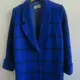 [二手] 日本羊毛100%經典格紋古著細緻物況良好大衣，非常保暖好搭