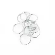 Windoware 25mm Satin Curtain Rod Split Ring - 50 Pack