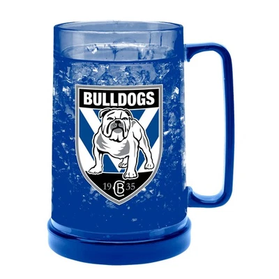 Canterbury Bulldogs NRL Coloured Ezy Freeze Cold Beer Stein Frosty Mug Cup